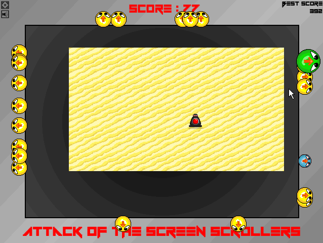 Attack of the Screen Scrollers - Gameplay