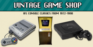 Seja o dono de uma loja de jogos em Vintage Game Shop - Meio Bit